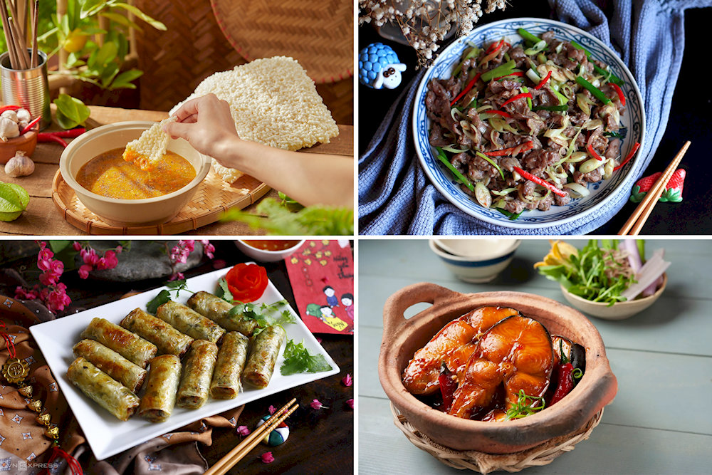 Taste authentic Ninh Binh flavors like crispy rice, sauteed goat, fried spring roll and stewed caramelized basa fish at nearby eco-restaurants